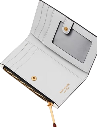 Kate Spade New York Morgan Matchbox Embossed Small Slim Bifold Wallet