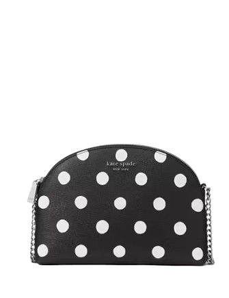 Kate Spade New York Morgan Sunshine Dot Double-zip Dome Crossbody
