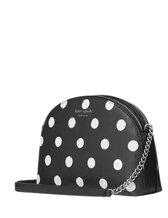 Kate Spade New York Morgan Sunshine Dot Double-zip Dome Crossbody
