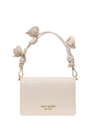 Kate Spade New York Natasha Patent Rose Strap Mini Bag