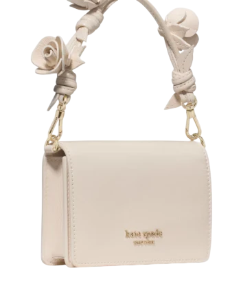 Kate Spade New York Natasha Patent Rose Strap Mini Bag