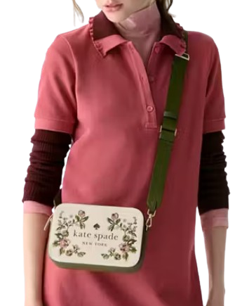 Kate Spade New York Oh Snap Floral Camera Bag