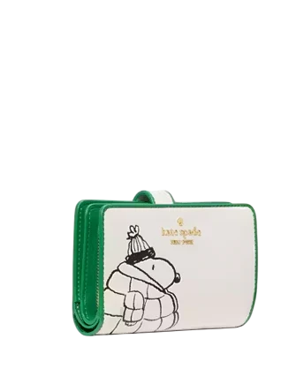 Kate Spade New York Peanuts X KSNY Medium Bifold Wallet