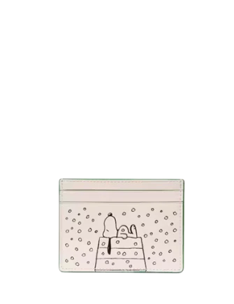 Kate Spade New York Peanuts X KSNY Small Slim Card Holder