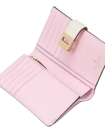 Kate Spade New York Phoebe Floral Applique Turnlock Medium Wallet