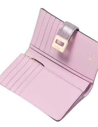Kate Spade New York Phoebe Metallic Medium Wallet