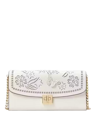 Kate Spade New York Phoebe Perforated Turnlock Wallet-on-chain