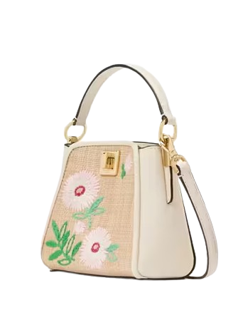 Kate Spade New York Phoebe Straw Mini Top Handle Crossbody