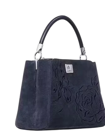 Kate Spade New York Phoebe Suede Embroidered Medium Top Handle Bag