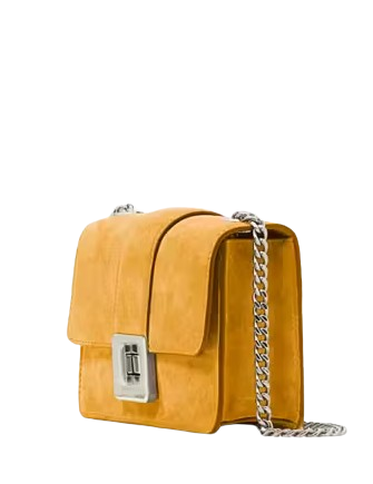 Kate Spade New York Phoebe Suede Turnlock Mini Flap Crossbody