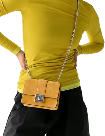 Kate Spade New York Phoebe Suede Turnlock Mini Flap Crossbody