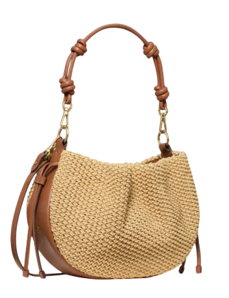 Kate Spade New York Pinch Straw Crossbody Bag