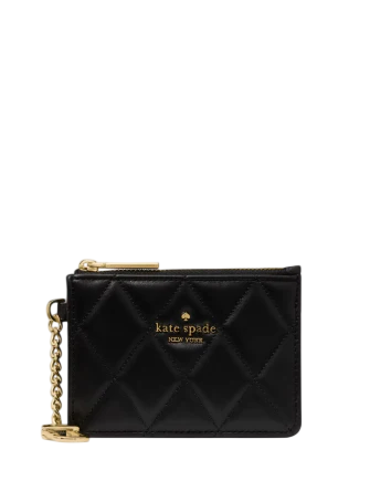 Kate Spade New York Quilted Key Ring Card Holder