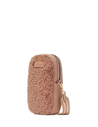 Kate Spade New York Rosie Faux Fur North South Zip Phone Crossbody