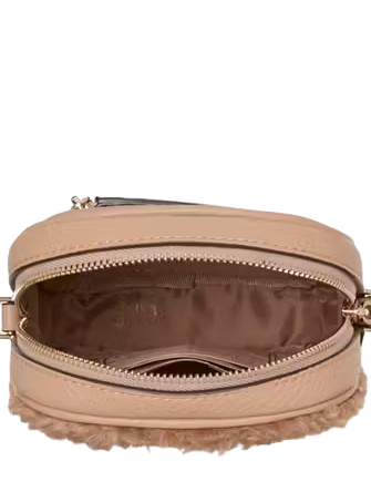 Kate Spade New York Rosie Faux Fur North South Zip Phone Crossbody