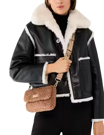 Kate Spade New York Rosie Faux Fur Small Flap Crossbody