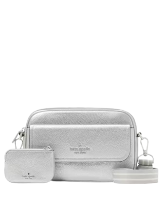 Kate Spade New York Rosie Metallic Small Flap Camera Bag