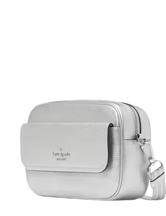 Kate Spade New York Rosie Metallic Small Flap Camera Bag