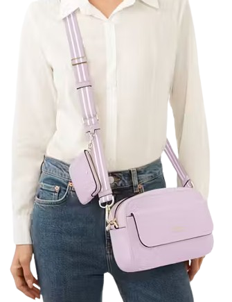 Kate Spade New York Rosie Pebbled Leather Flap Camera Bag
