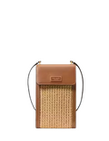 Kate Spade New York Serena Straw Phone Crossbody Bag