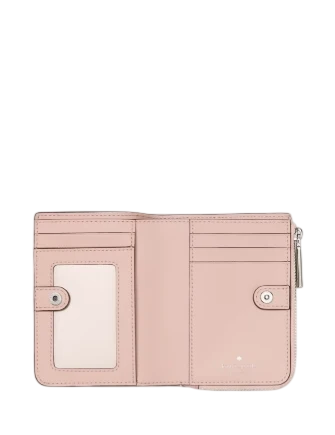 Kate Spade New York Shiny Quilted Small L-zip Wallet