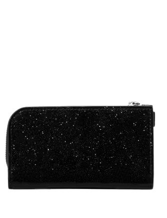 Kate Spade New York Space Invaders X Kate Spade New York Glitter Patent Small Slim Bifold Wallet