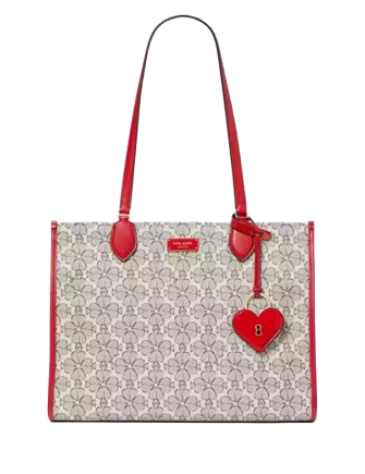 Kate Spade New York Spade Flower Coated Canvas Large Market Tote