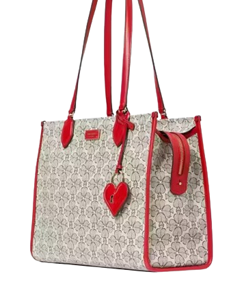 Kate Spade New York Spade Flower Coated Canvas Large Market Tote