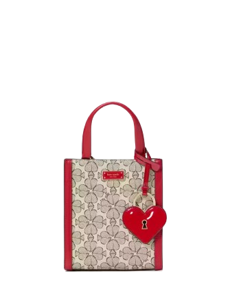 Kate Spade New York Spade Flower Coated Canvas Manhattan Mini Tote