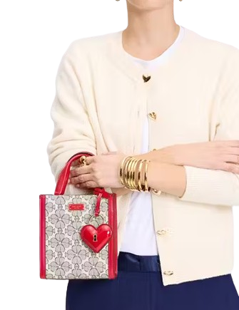 Kate Spade New York Spade Flower Coated Canvas Manhattan Mini Tote