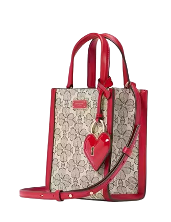 Kate Spade New York Spade Flower Coated Canvas Manhattan Mini Tote