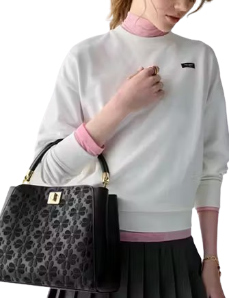 Kate Spade New York Spade Flower Embroidered Top Handle Satchel