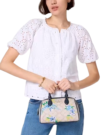 Kate Spade New York Spade Flower Floral Dolly Duffle