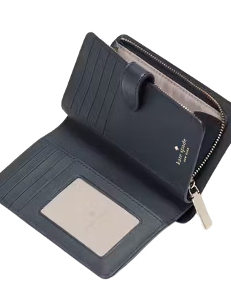 Kate Spade New York Spade Flower Floral Medium Bifold Wallet