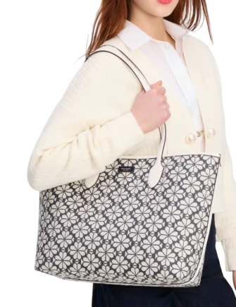 Kate Spade New York Spade Flower Jacquard Bleecker Large Tote