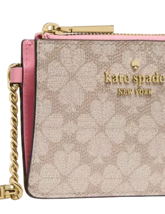 Kate Spade New York Spade Flower Key Ring Card Holder