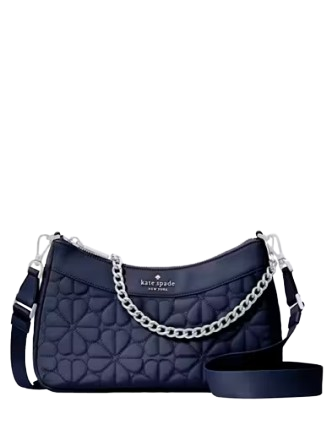 Kate Spade New York Spade Flower Quilted Fabric Convertible Crossbody