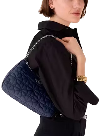Kate Spade New York Spade Flower Quilted Fabric Convertible Crossbody