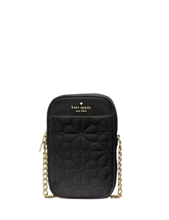 Kate Spade New York Spade Flower Quilted Fabric Phone Crossbody