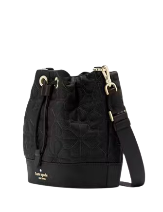 Kate Spade New York Spade Flower Quilted Nylon Bucket Bag