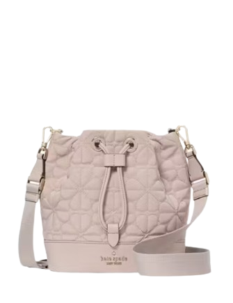 Kate Spade New York Spade Flower Quilted Nylon Bucket Bag