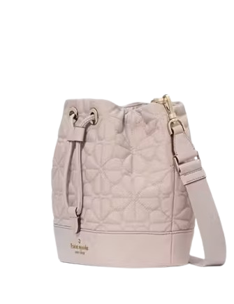 Kate Spade New York Spade Flower Quilted Nylon Bucket Bag