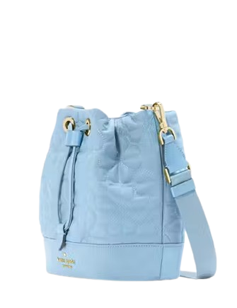Kate Spade New York Spade Flower Quilted Nylon Bucket Bag