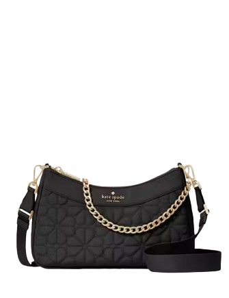 Kate Spade New York Spade Flower Quilted Nylon Convertible Crossbody