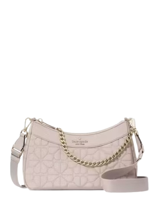 Kate Spade New York Spade Flower Quilted Nylon Convertible Crossbody