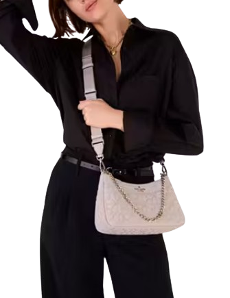 Kate Spade New York Spade Flower Quilted Nylon Convertible Crossbody