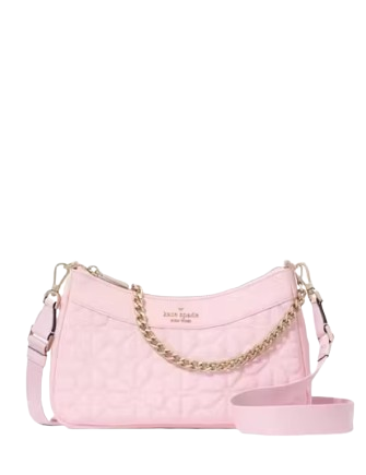 Kate Spade New York Spade Flower Quilted Nylon Convertible Crossbody