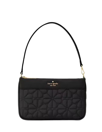 Kate Spade New York Spade Flower Quilted Nylon Convertible Wristlet