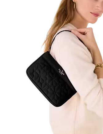 Kate Spade New York Spade Flower Quilted Nylon Convertible Wristlet