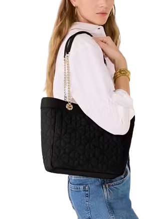 Kate Spade New York Spade Flower Quilted Nylon Medium Tote
